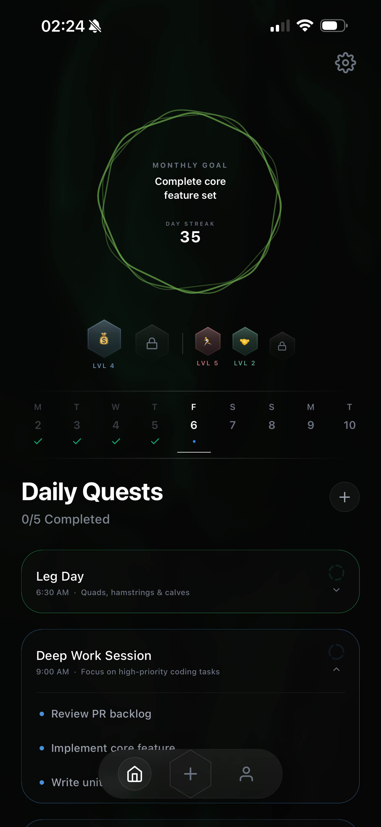 LockD In daily quests